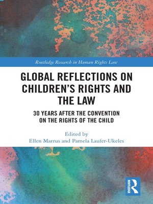 cover image of Global Reflections on Children's Rights and the Law